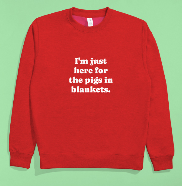 Pigs in Blankets Christmas Sweater
