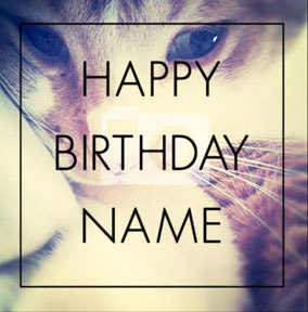 General - Black Text Birthday