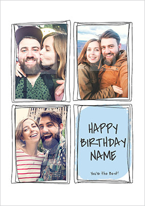 You're The Best - Photo Birthday Card