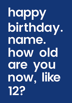 Leap Year Birthday Personalised Card