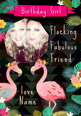 Fabulous Friend Photo Birthday Card