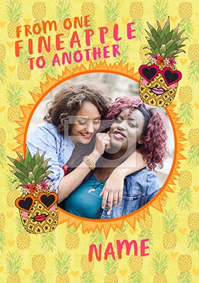 Fineapple Photo Birthday Card