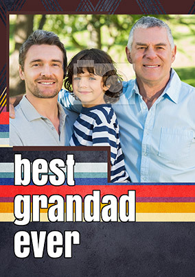 Best Grandad Ever Photo Card