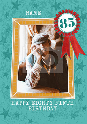 Happy Eighty Fifth Birthday Photo Card