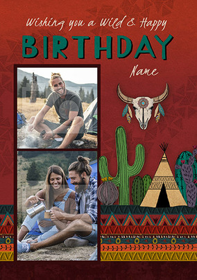 Wishing You a Wild Birthday Photo Card