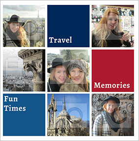 Essentials - Birthday Card 6 Photo Upload Square
