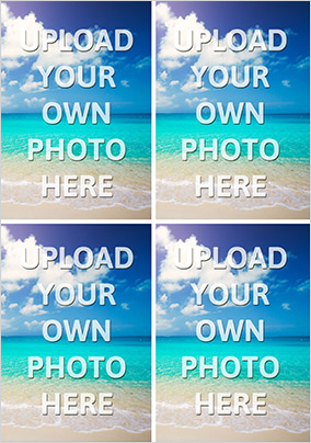 Four Photo Upload Card