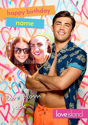 Jack Love Island Photo Card