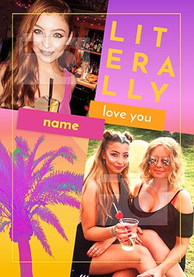 Literally Love Island Photo Card