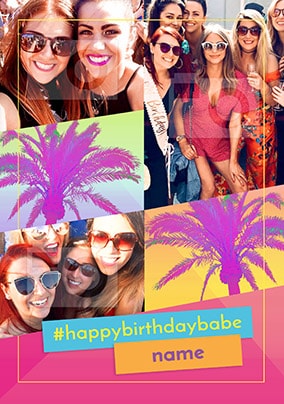 Babe Love Island Multi Photo Card