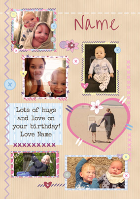 Patchwork - Birthday Card Multi Photo Upload