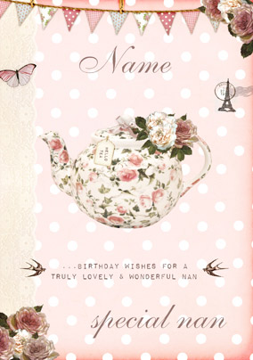 Peony Teacups - Special Nan