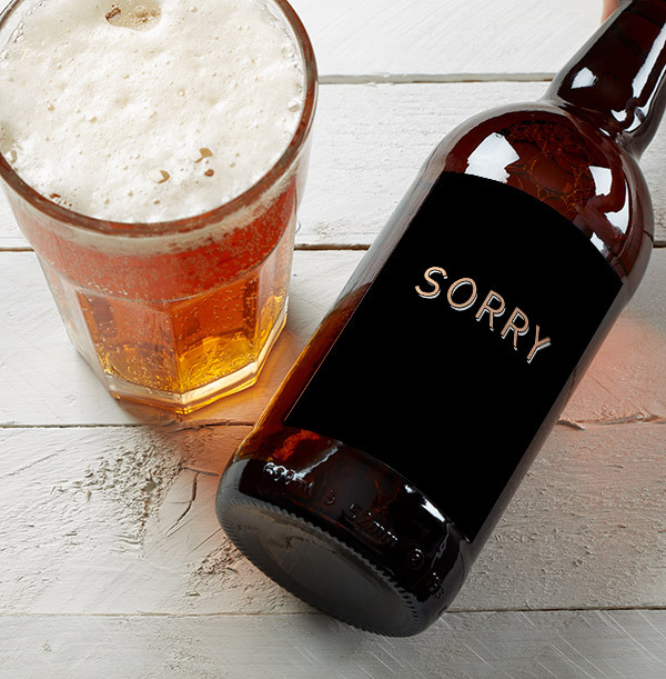 Sorry Personalised Beer - Multi Pack