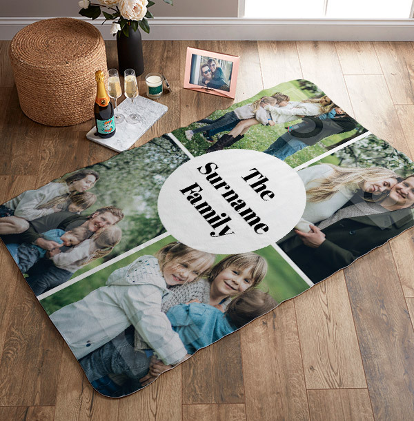 Multi Photo Upload Personalised Blanket