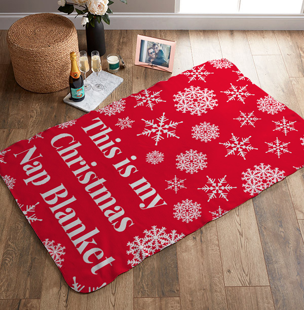 Christmas Nap Personalised Blanket