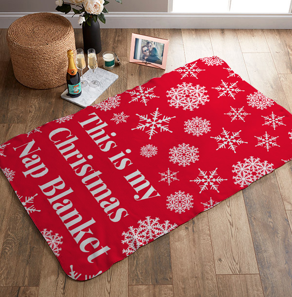 Christmas Nap Personalised Blanket