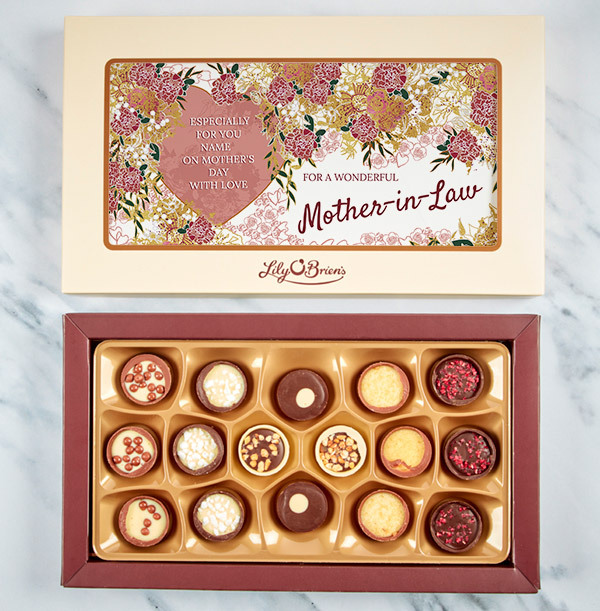 Wonderful Mother In Law Personalised Chocolates - Box of 16