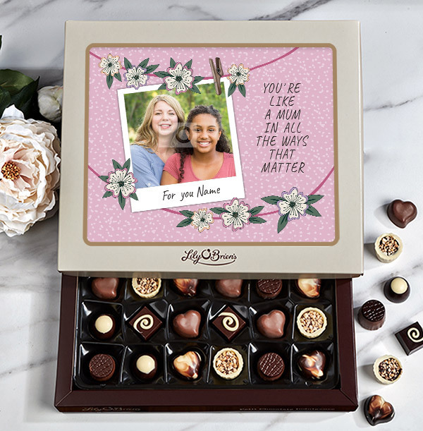 Like A Mum Photo Upload Chocolate - Box of 30