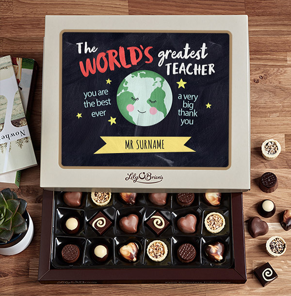 A big Thank You Teacher Chocolates - Box of 30