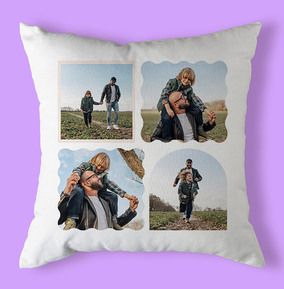 Photo of Multi Four Photo Personalised Cushion