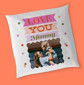 Photo of Love You Mummy Personalised Photo Cushion