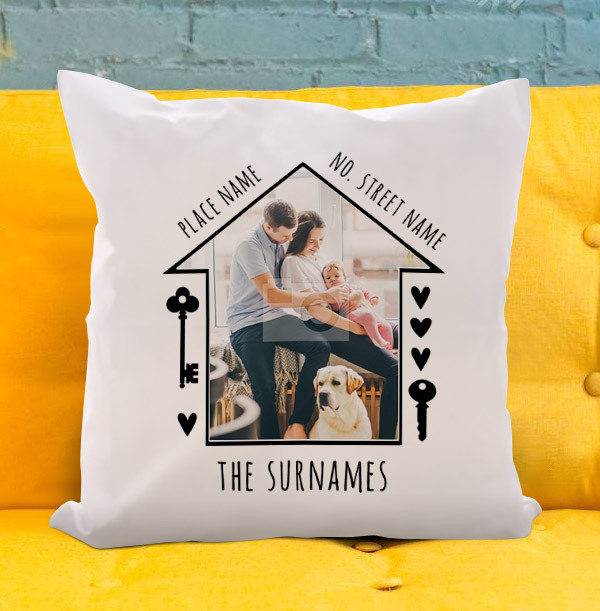 New Home Photo Cushion