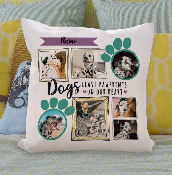 Multi Photo Upload Dog Cushion