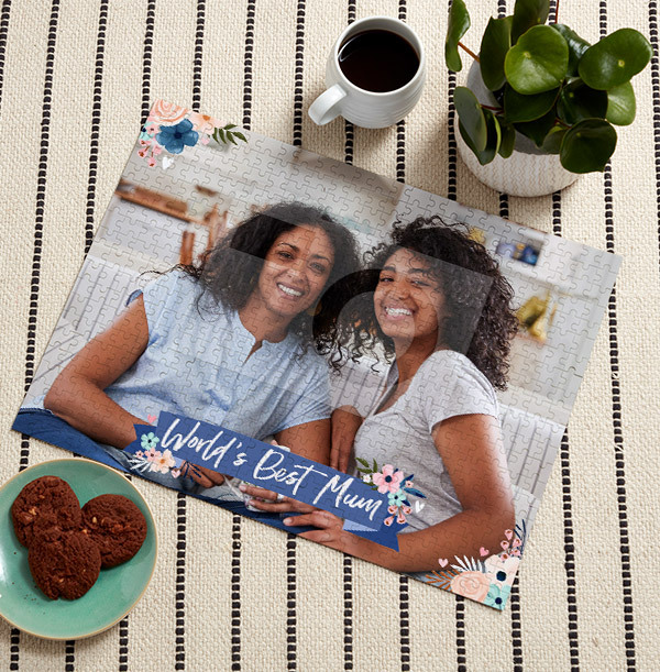 World's Best Mum Photo Upload Jigsaw