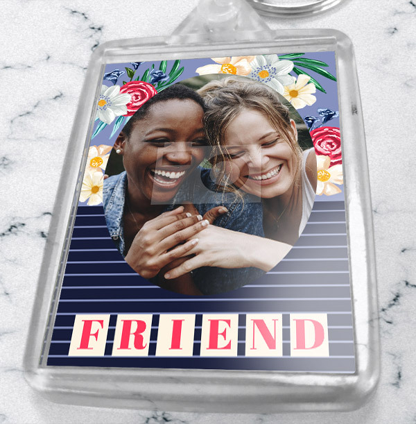 Friend Photo Keyring