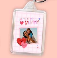 Tap to view Photo Upload Love You Mummy Keyring