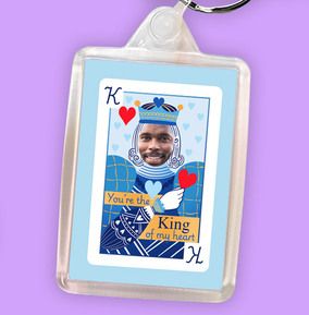 Photo of King of My Heart Photo Keyring