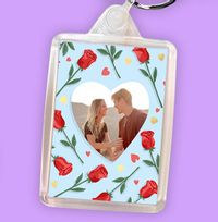 Tap to view Hearts & Roses Photo Keyring