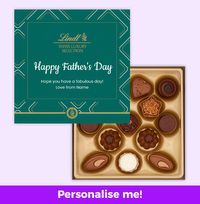 Tap to view Happy Father's Day Lindt Chocolate Box 143g