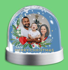 Photo of Cancer Research UK Merry Christmas Photo Upload Snow Globe