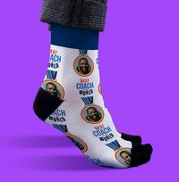Tap to view Best Coach Personalised Novelty Socks