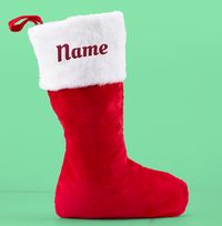 Tap to view Personalised Embroidered Christmas Stocking