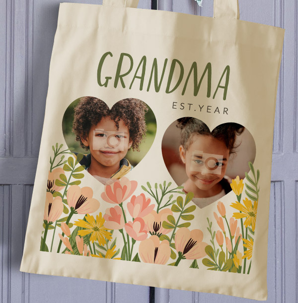 Grandma Mother's Day Photo Tote Bag