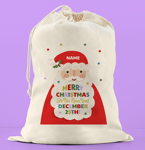 Merry Christmas Santa Sack