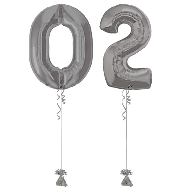 02 Giant Number Balloons