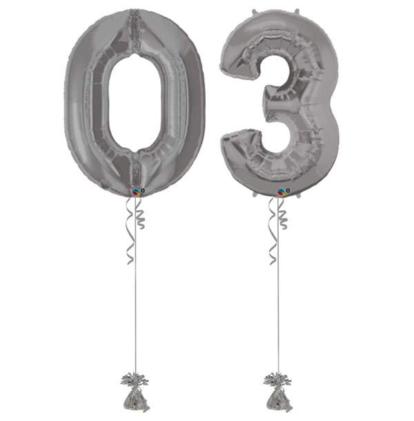 03 Giant Number Balloons