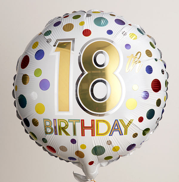 18th Birthday Spots Balloon