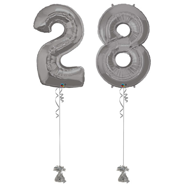 28 Giant Number Balloon