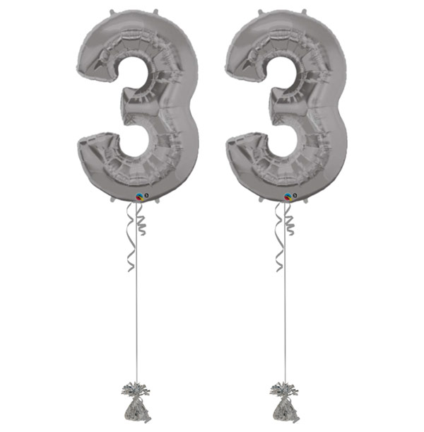 33 Giant Number Balloon
