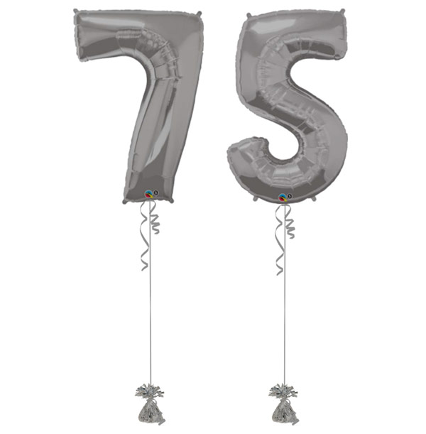 75 Giant Number Balloon