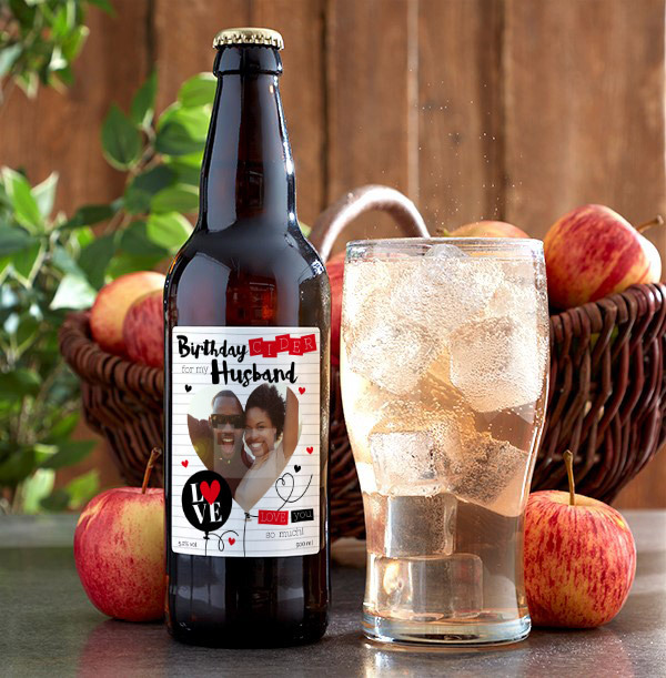 Happy Birthday Husband Photo Upload Cider