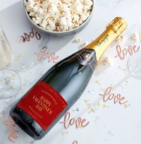 Happy Valentine's Personalised Champagne