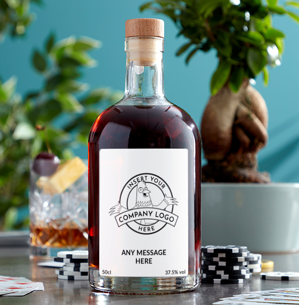 Company Logo and Text Rum