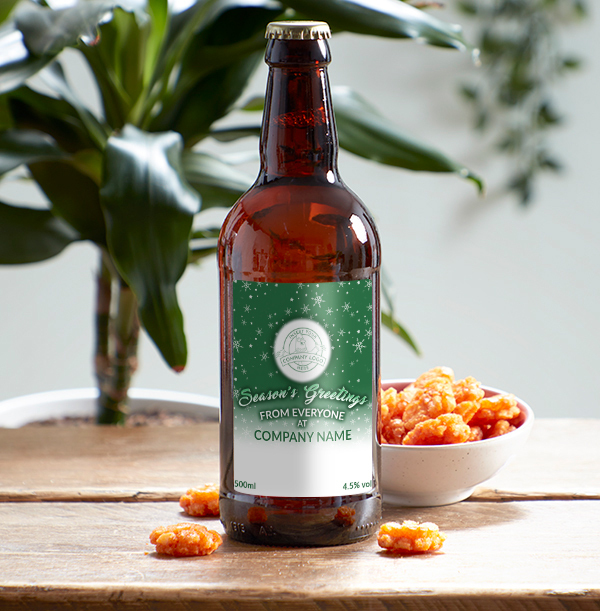 Company Christmas Logo Beer - Green