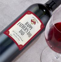 Tap to view Happy Father's Day Red Wine - Personalised