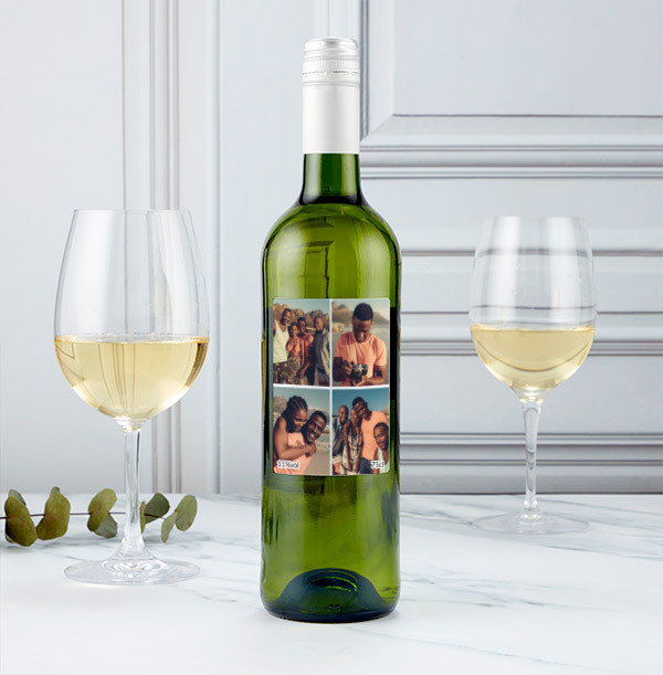 ZDSIC Multi Photo Upload White Wine